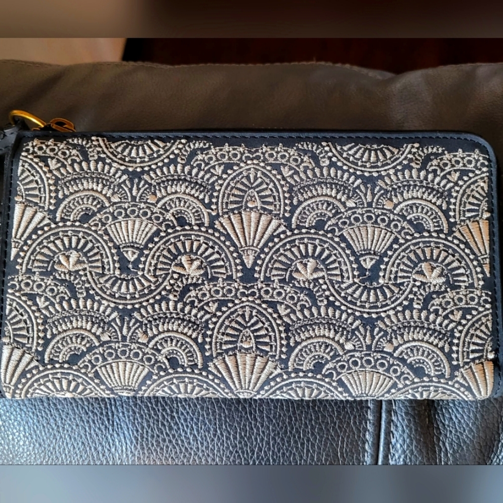 New Gray Wallet, man made material